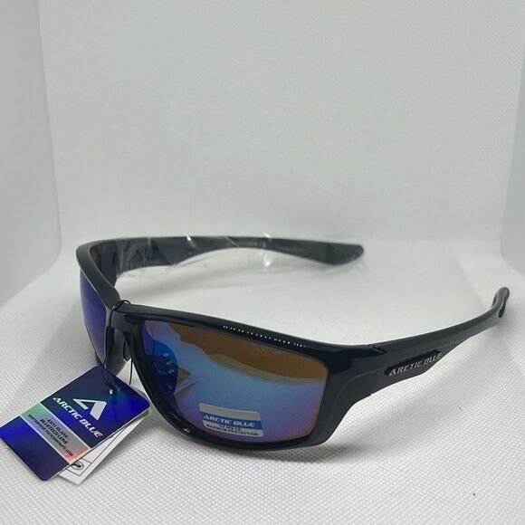 Arctic Blue Mirrored Sunglasses - Picture 1 of 3